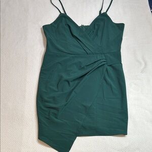 Elegant Green Mini Dress